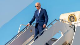 President Joe Biden arrives at Andrews Air Force Base, Md., Thursday, June 1, 2023, to travel back to the White House after attending the 2023 United States Air Force Academy Graduation Ceremony in Colorado Springs, Colo.