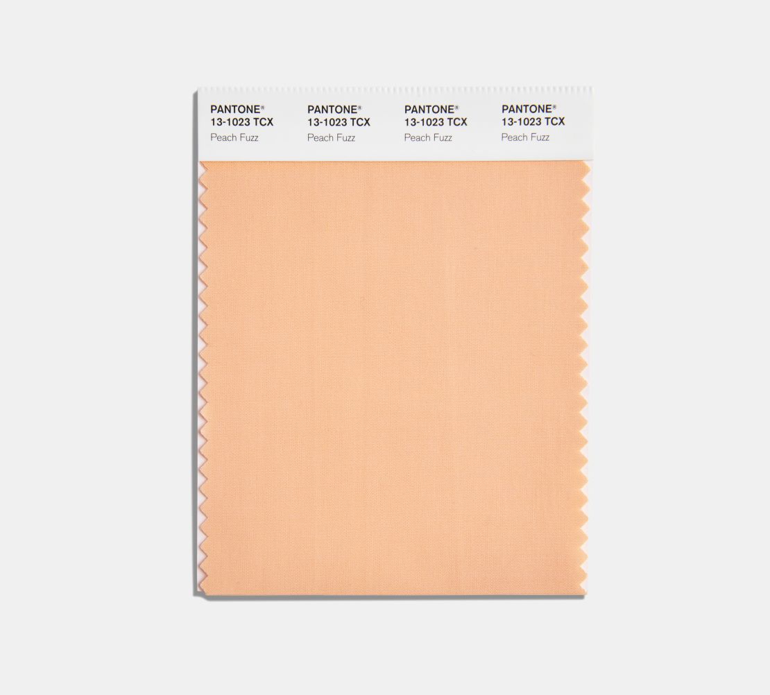 Pantone's "Peach Fuzz" has been announced as the Color of the Year 2024.