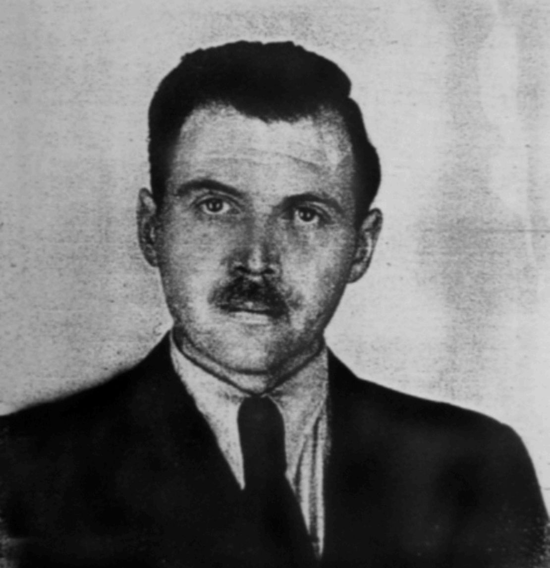 Josef Mengele (1911-1979), German SS officer. Photo taken by a police photographer in 1956 in Buenos Aires for Mengele's Argentine identification document. (Photo by: Universal History Archive/Universal Images Group via Getty Images)