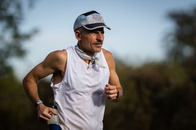 Harvey Lewis set a backyard ultramarathon record by running 450