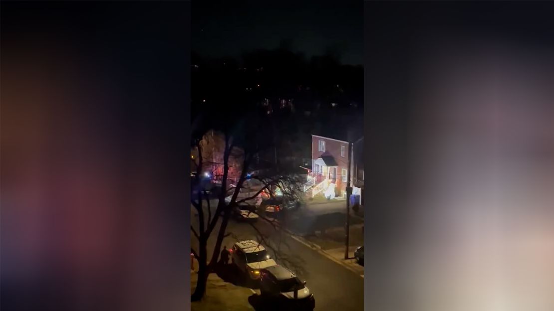 Home explosion in Arlington, Virginia.