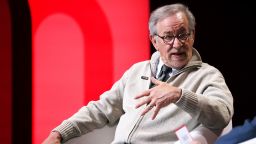 Steven Spielberg speaking at the 2023 Time 100 Summit in New York City in April. 