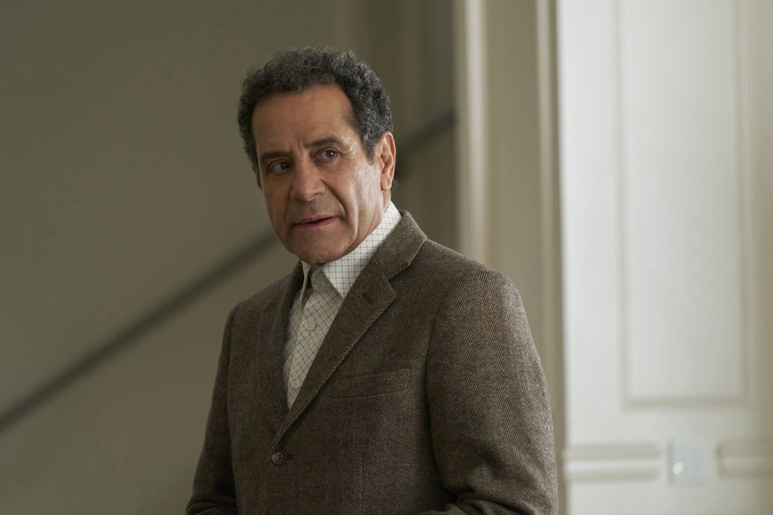 MR. MONK'S LAST CASE: A MONK MOVIE -- Pictured: Tony Shalhoub as Adrian Monk -- (Photo by: Steve Wilkie/PEACOCK)