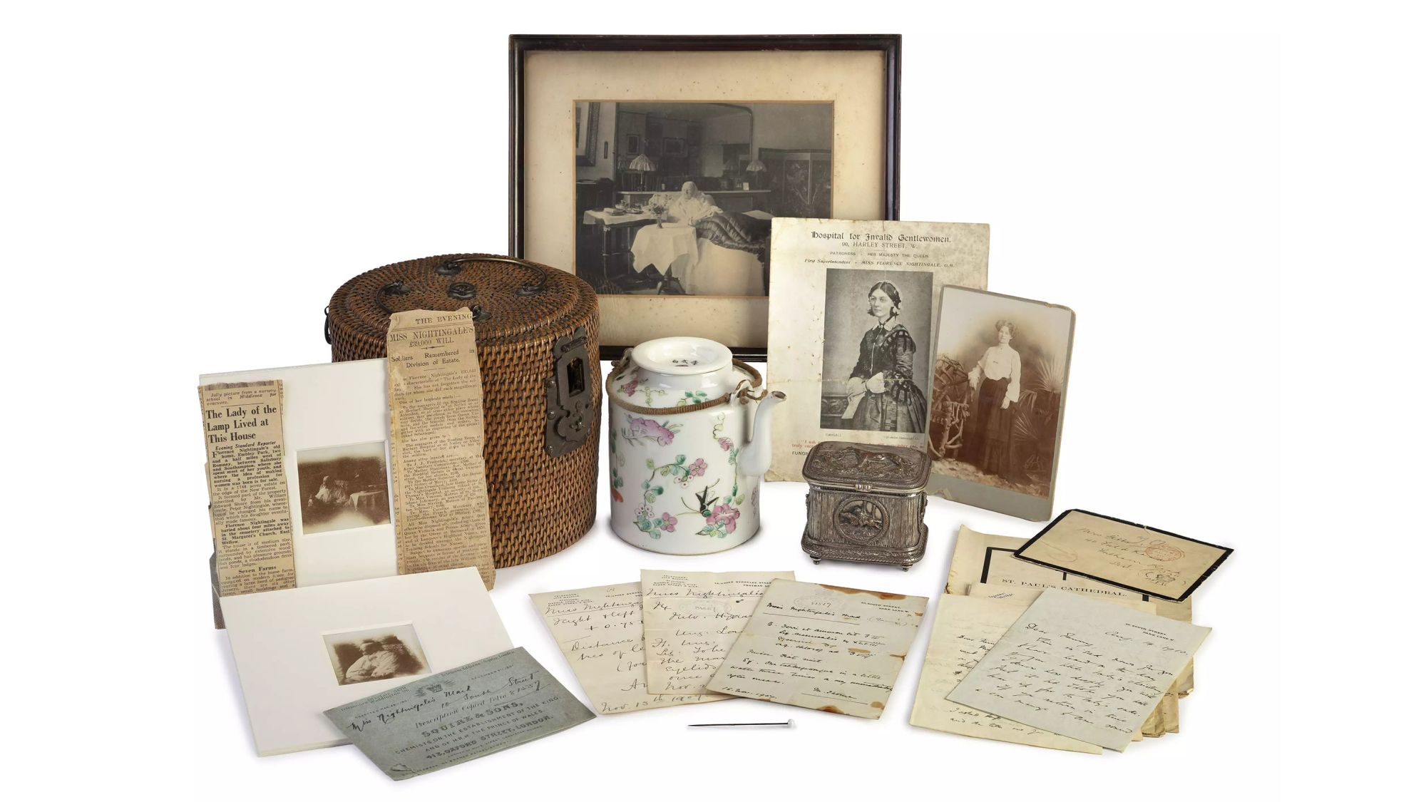 The collection of items related to Florence Nightingale is going on sale in London.