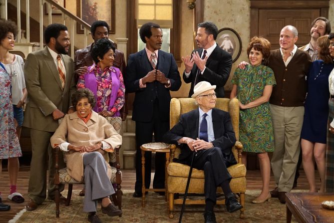 In 2019, talk show host Jimmy Kimmel presented a live prime-time event that paid tribute to Lear's classic shows "All in the Family" and "The Jeffersons."