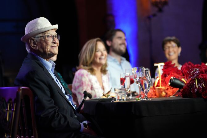 Lear attends the TV special "Norman Lear: 100 Years of Music and Laughter" in 2022.