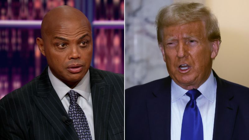 Charles Barkley reacts to Trump's comments