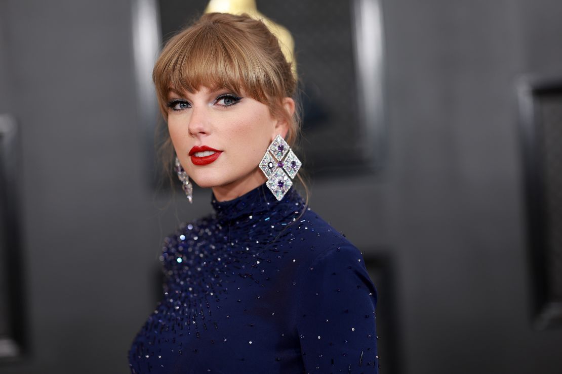 LOS ANGELES, CALIFORNIA - FEBRUARY 05: Taylor Swift attends the 65th GRAMMY Awards on February 05, 2023 in Los Angeles, California. (Photo by Matt Winkelmeyer/Getty Images for The Recording Academy)