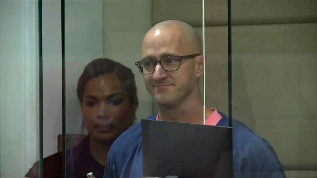 Joseph D. Emerson is seen during a court appearance in Multnomah County Court on December 7, 2023.