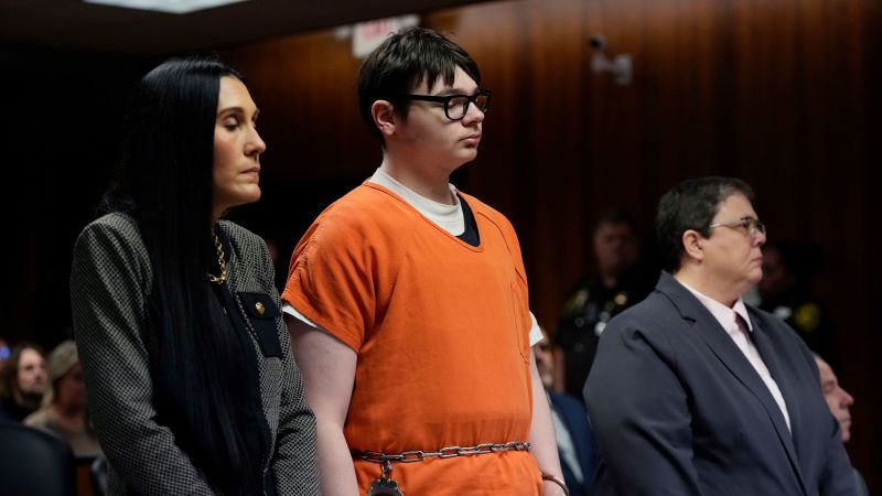 Ethan Crumbley sentenced to life in prison without parole for killing 4 ...