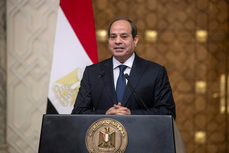 Egypt's President Poised for Third Term Amidst Global Focus on Gaza