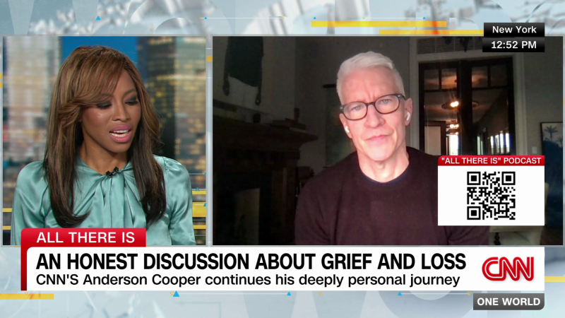 A discussion about grief and loss. Anderson Cooper and Zain Asher share their experiences.