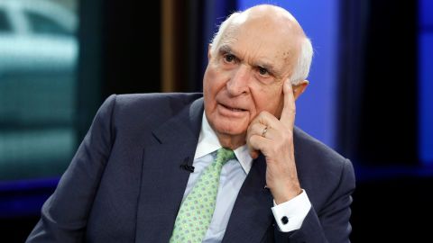 Ken Langone appears on "Cavuto: Coast to Coast," with anchor Neil Cavuto, on the Fox Business Network, in New York, Monday, June 24, 2019. (AP Photo/Richard Drew)