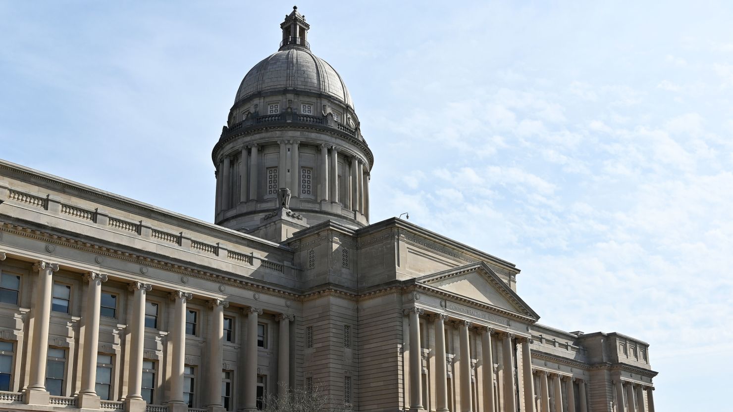 The Kentucky state Capitol in Frankfort, Ky., is pictured on April 7, 2021.