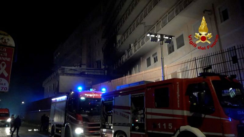 Rome hospital fire leaves at least 4 dead