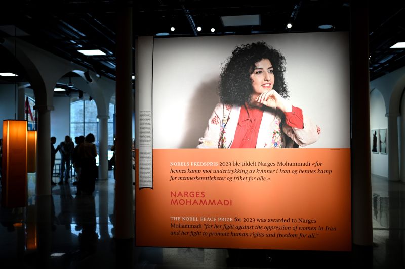 Children of Incarcerated Activist Brace for Future Without Her as She Receives Nobel Prize