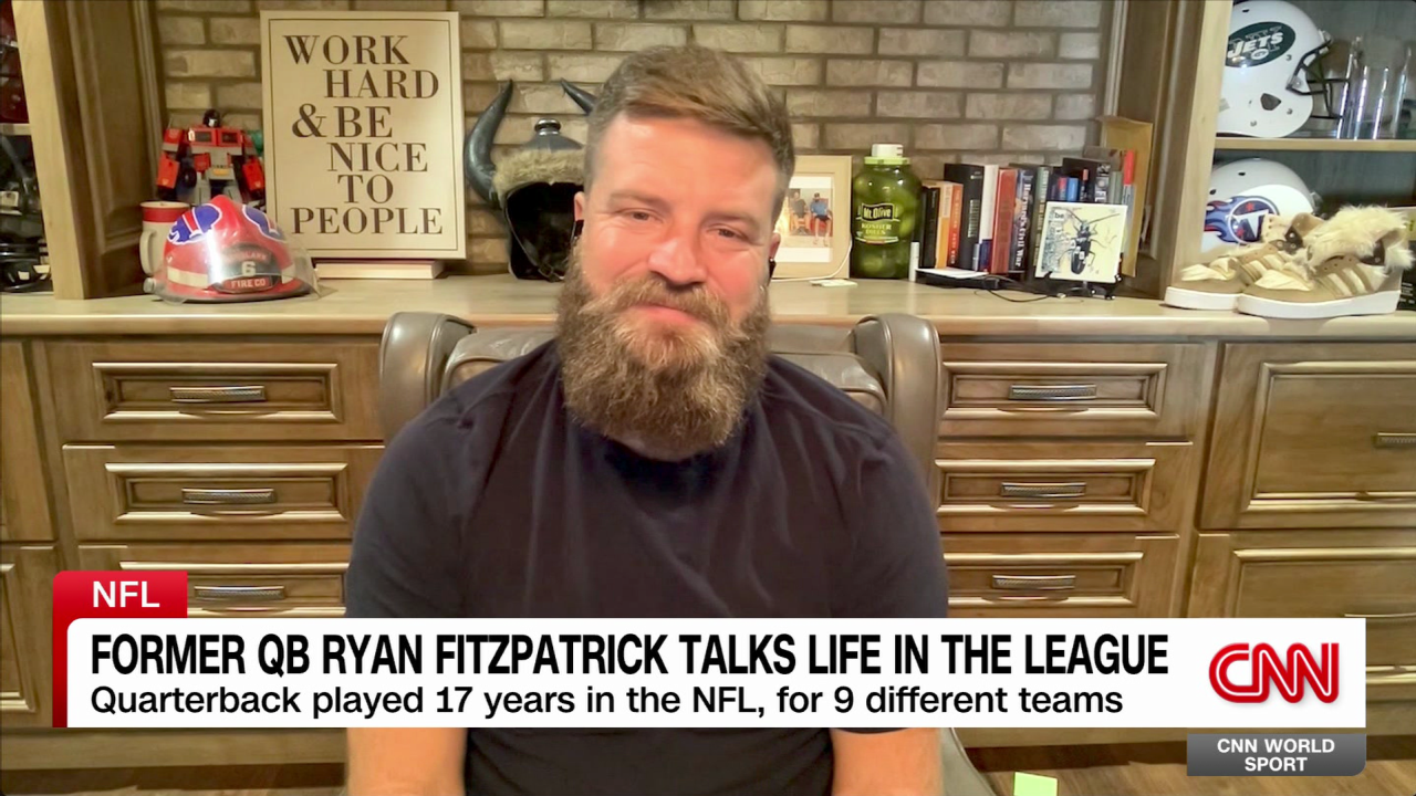 Former QB Ryan Fitzpatrick Talks Life in the League | CNN