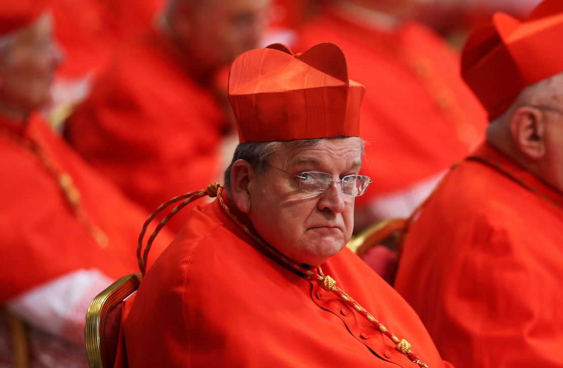 Cardinal Raymond Leo Burke attends a consistory as Pope Francis elevates five Roman Catholic prelates to the rank of cardinal, at Saint Peter's Basilica at the Vatican, June 28, 2017. REUTERS/Alessandro Bianchi
