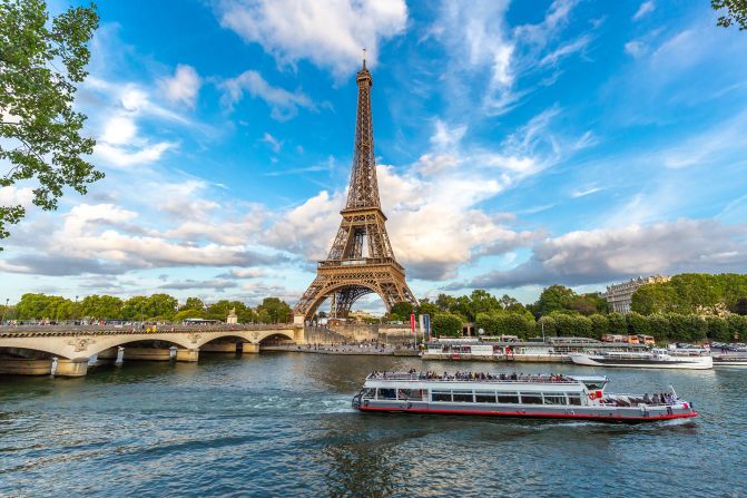 <strong>1. Paris:</strong> The French capital has once again been named the world's top city destination by global market research company Euromonitor International. Here's its most famous landmark, the Eiffel Tower. 