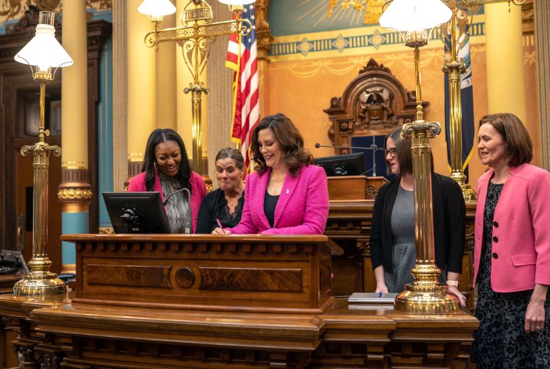 Gov. Gretchen Whitmer’s Push For Abortion Rights Continues As She ...