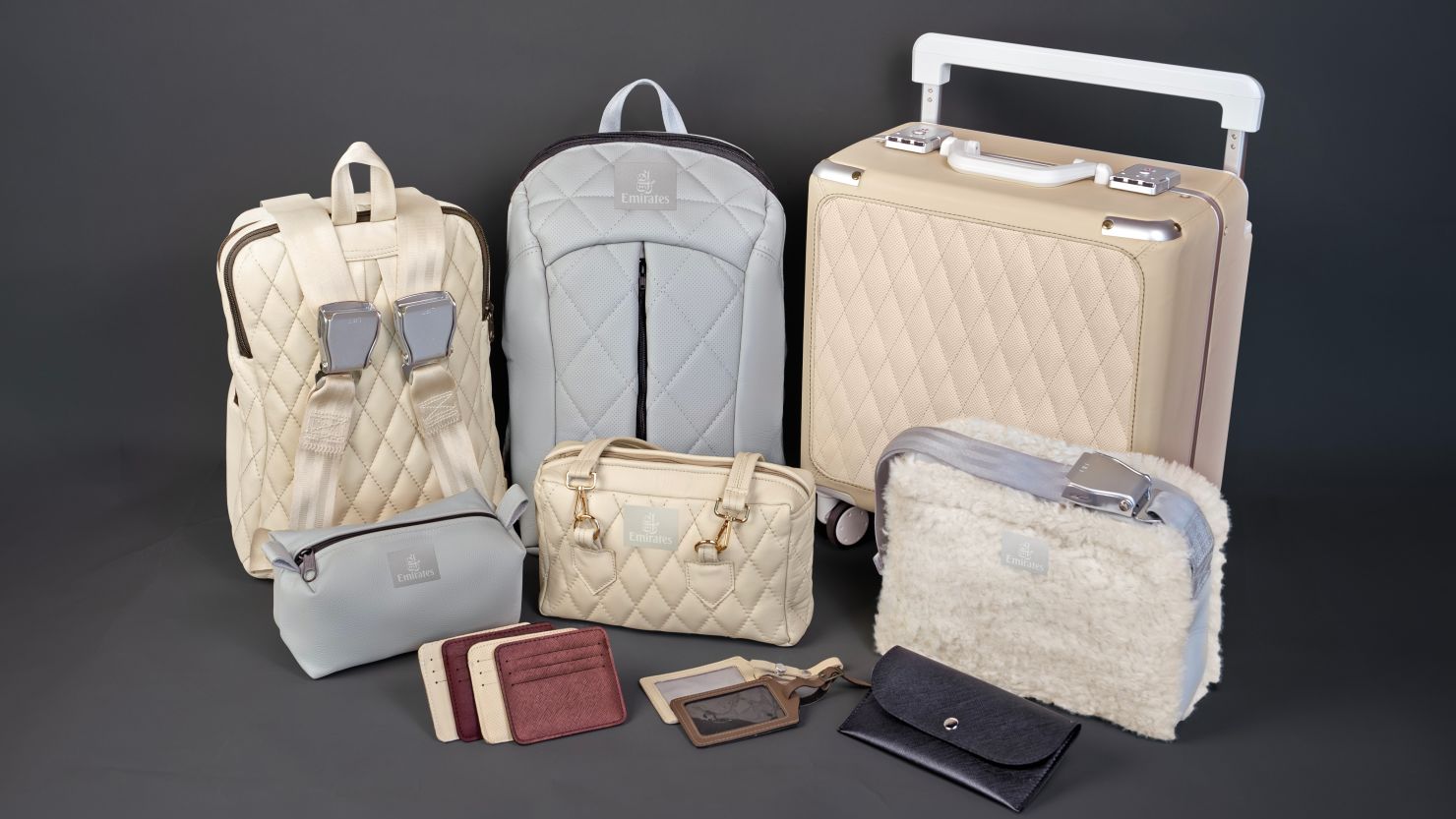 Emirates is launching a collection of luggage and accessories made from plane parts.