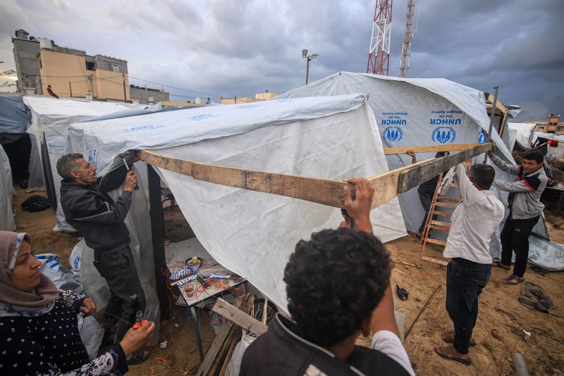 Survival at stake: Displaced civilians in Gaza battle starvation, disease, and winter hardships