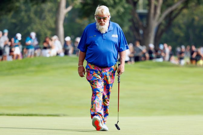 No golf fashion gallery would be complete without an appearance from John Daly (pictured in September), whose partnership with golf clothing brand Loudmouth has helped him solidify his reputation as the sport's maverick dresser.