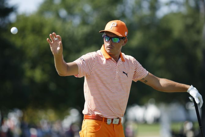 Rickie Fowler continues to stay true to his orange roots, capping off a resurgent 2023 with this bright look at the season-ending Tour Championship at East Lake, Georgia, in August. The American became renowned early in his career for delving into his neon-pumpkin Puma wardrobe on the deciding day of tournaments.