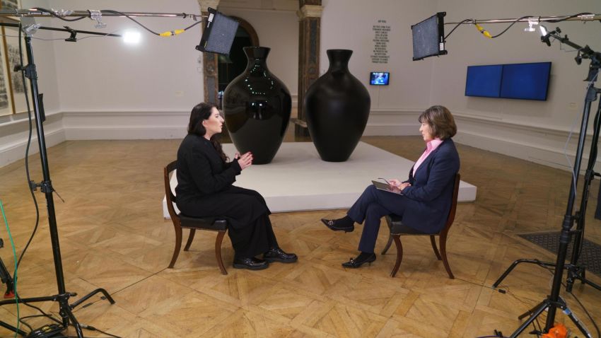 Abramovic and Amanpour