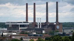 26 July 2022, Lower Saxony, Wolfsburg: Volkswagen AG's power plant stands by the water under a blue sky. The VW Group will draw up its balance sheet for the first half of 2022 on Thursday (28.07.2022). In the opening quarter, the Wolfsburg-based company had been able to earn almost twice as much as at the beginning of 2021 despite sales losses due to the chip shortage - in the second quarter of the year, however, new corona lockdowns in China, among other things, then weighed on business. Photo: Melissa Erichsen/dpa (Photo by Melissa Erichsen/picture alliance via Getty Images)