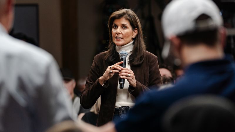 Nikki Haley tries to close gap with Trump in New Hampshire less than a ...