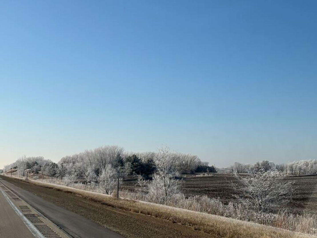 Central Iowa in December.