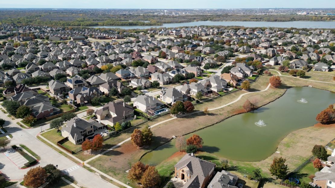 Bob Otondi's neighborhood in Grand Prairie, Texas. Navy Federal rejected his application for a mortgage when he bought a home in the area.