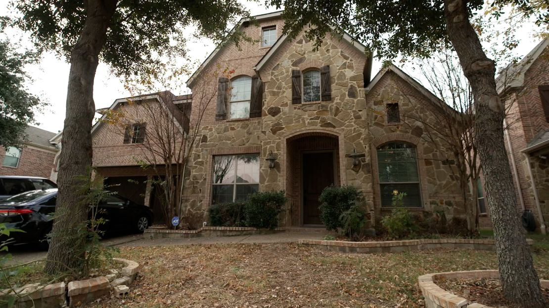 Bob Otondi's home in a Dallas suburb.