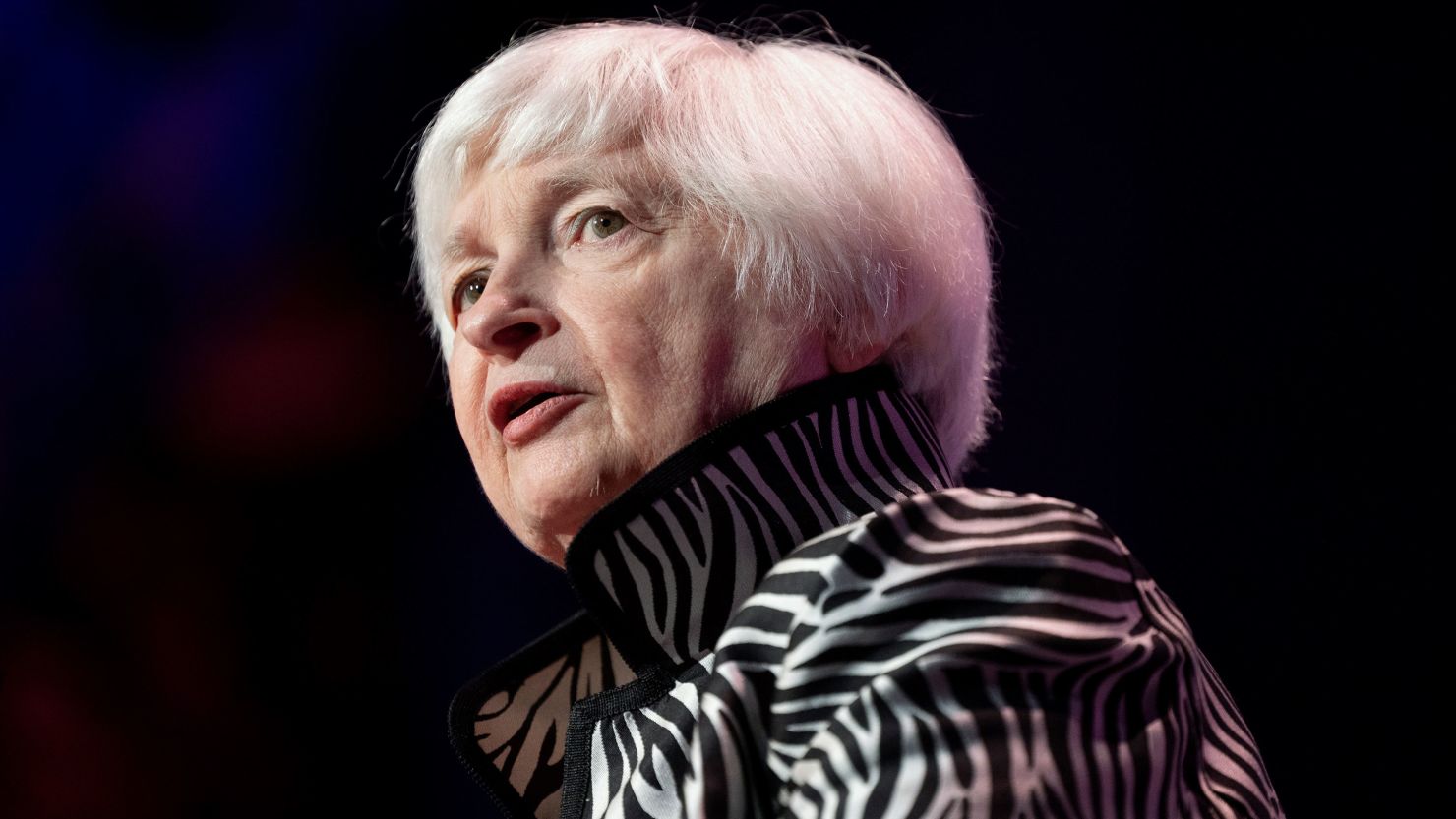 United States Secretary of the Treasury Janet Yellen speaks at the Atlantic Council Global Citizen Awards, Sept. 20, 2023, in New York.
