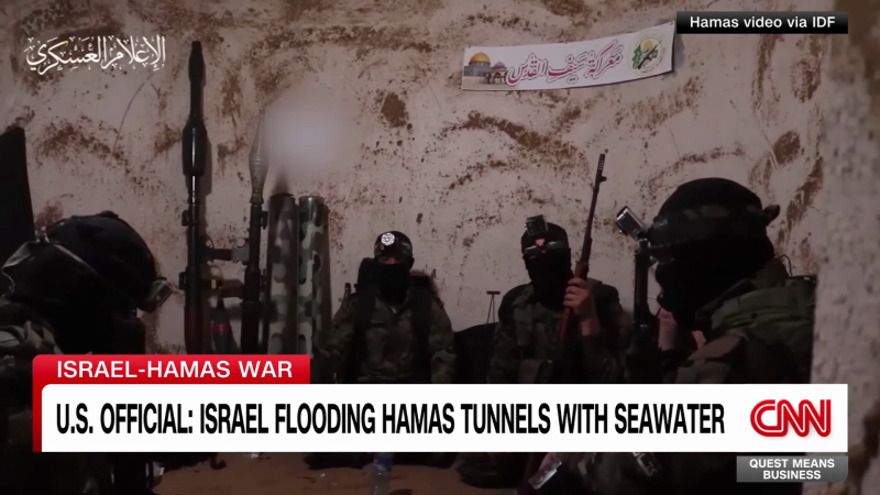 U.S. Official: Israel Flooding Hamas Tunnels With Seawater | CNN