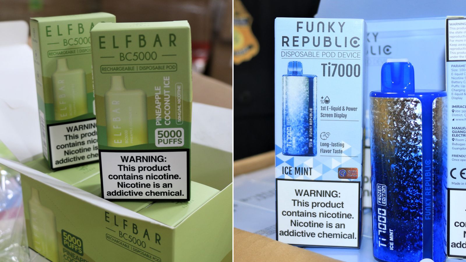 Sigarette elettroniche usa e getta di contrabbando, allarme negli Usa:  Elfbar lancia servizio anti-fake