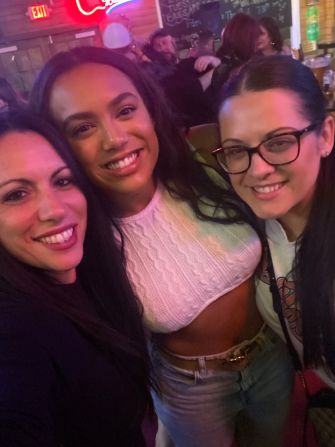 <strong>Nights out: </strong>The passengers have enjoyed nights out together and weekends staying at one another's homes. Here's Laura, Alanah and Renee spending time together.<br />