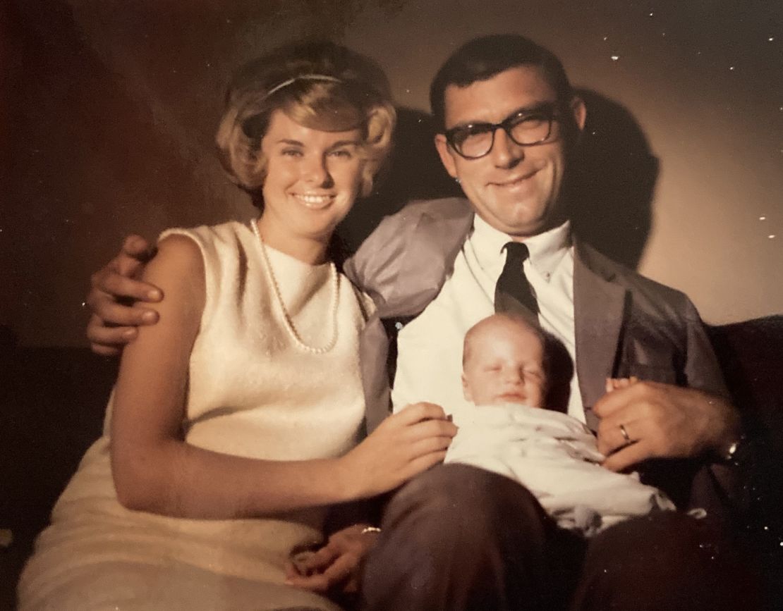 Jerilyn and Bob, pictured with their first son, loved being parents right away but it took them a while to settle into marriage.