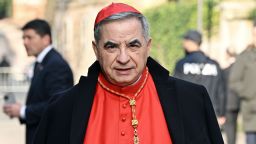 Mandatory Credit: Photo by Pool Vaticano/AGF/Shutterstock (13779581i)
Giovanni Angelo Becciu arrival in the Santa Sabina church in Rome for the Ash Wednesday mass, opening Lent, the forty-day period of abstinence and deprivation for Christians, before Holy Week and Easter, Rome 23 Feb 2023
RESTRICTED TO EDITORIAL USE - NO MARKETING - NO ADVERTISING CAMPAIGNS.
Arrival for Ash Wednesday mass, Rome, Italy - 22 Feb 2023