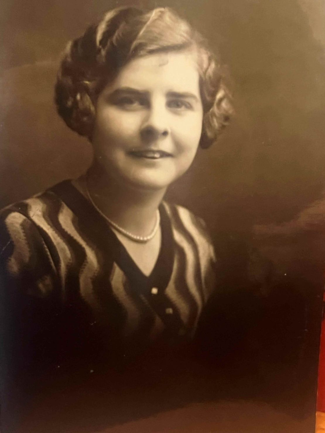 Dorothy Grant fotografiada a la edad de 21 años en 1933.