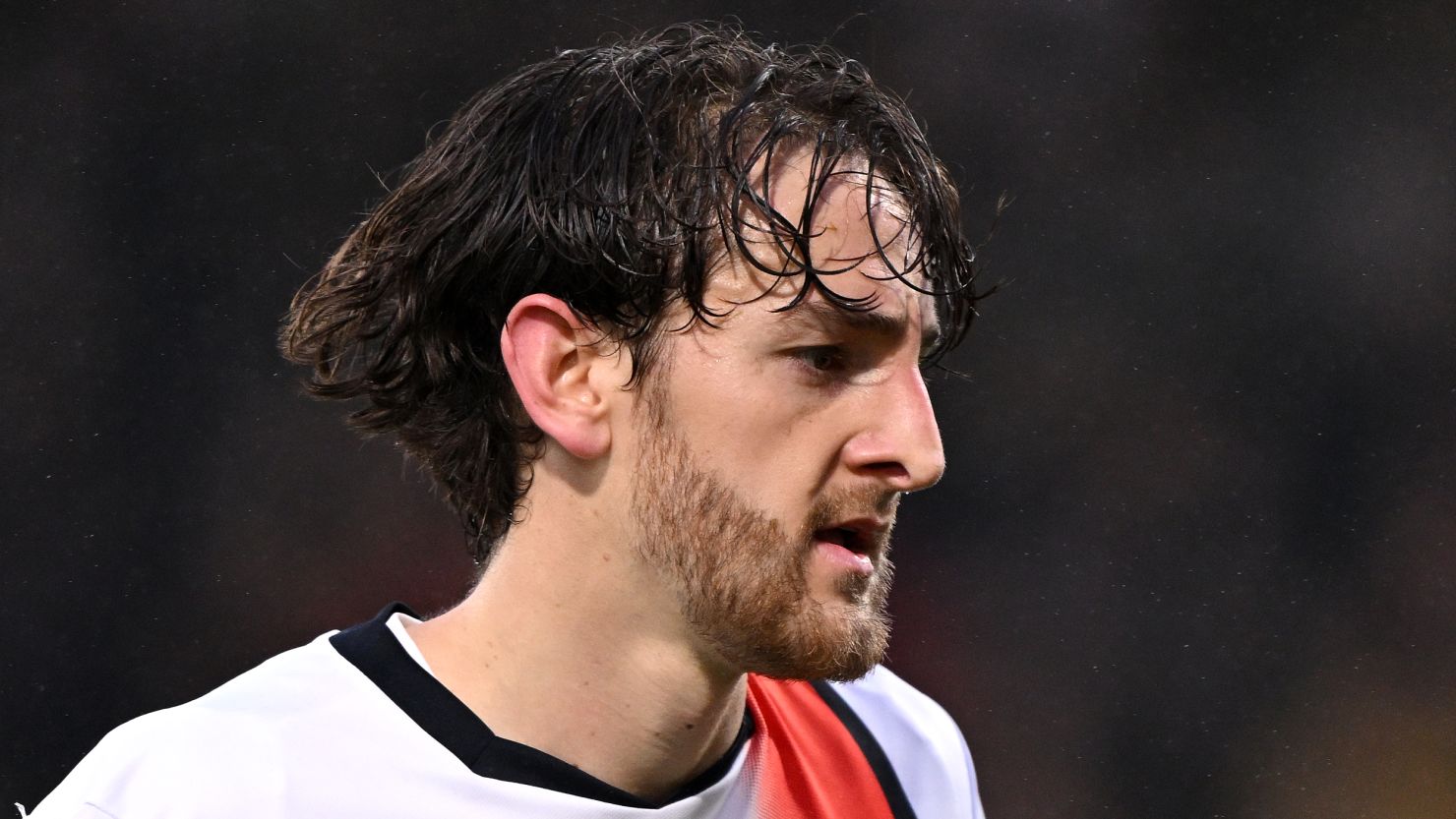 Tom Lockyer of Luton Town looks on during the Premier League match between AFC Bournemouth and Luton Town at Vitality Stadium on December 16, 2023 in Bournemouth, England.