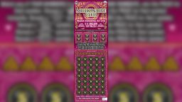 A Kentucky Lottery $50 Millionaire Club Scratch-off ticket.