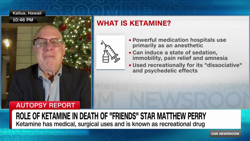 Matthew Perry’s autopsy results show actor had ketamine in his system