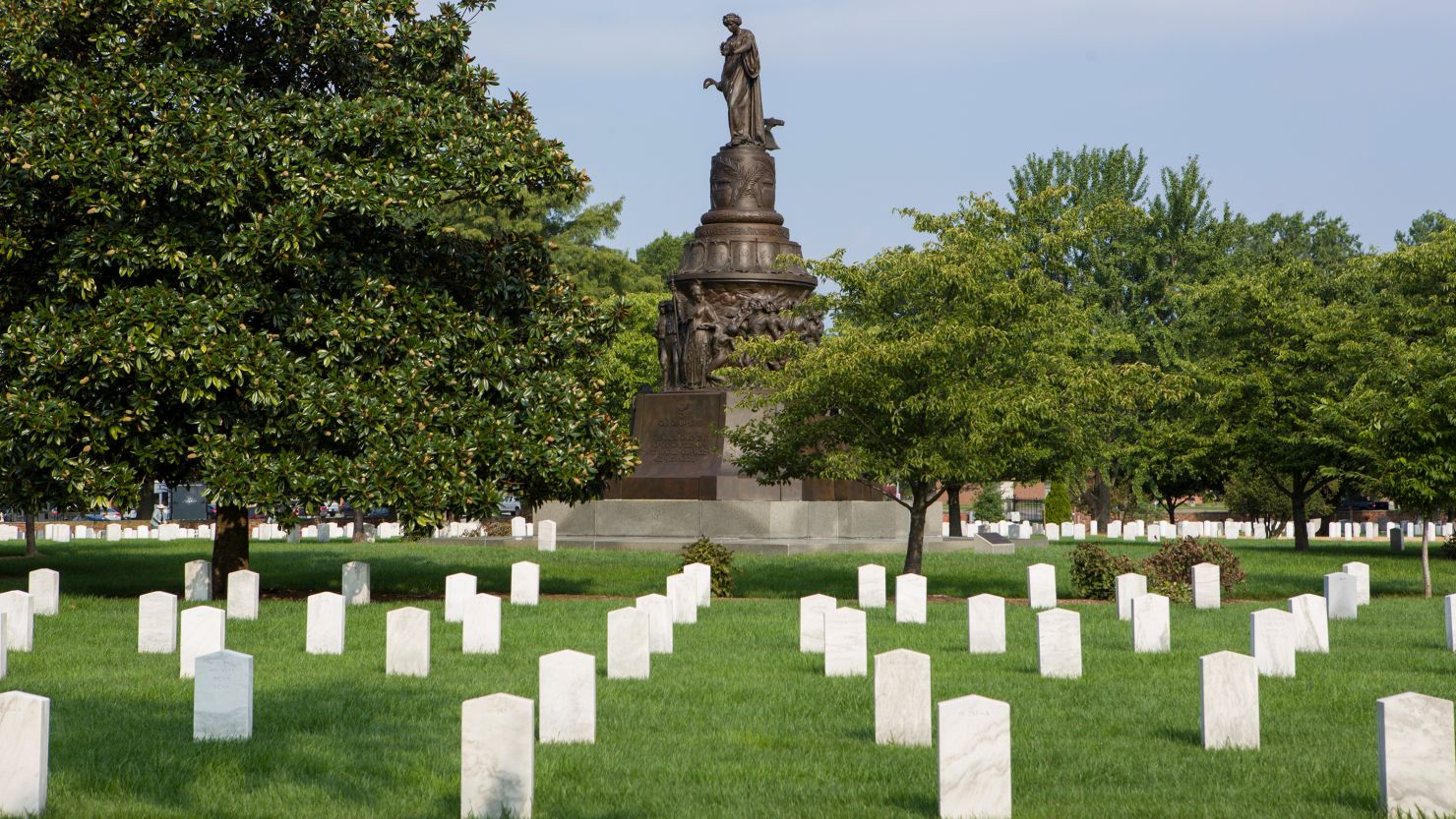Removal of a Confederate memorial in Arlington Cemetery is paused by ...