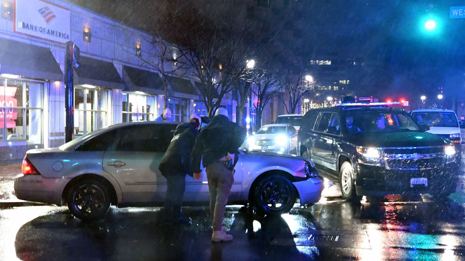 Biden safe after car crashes into motorcade vehicle at campaign  headquarters | CNN Politics