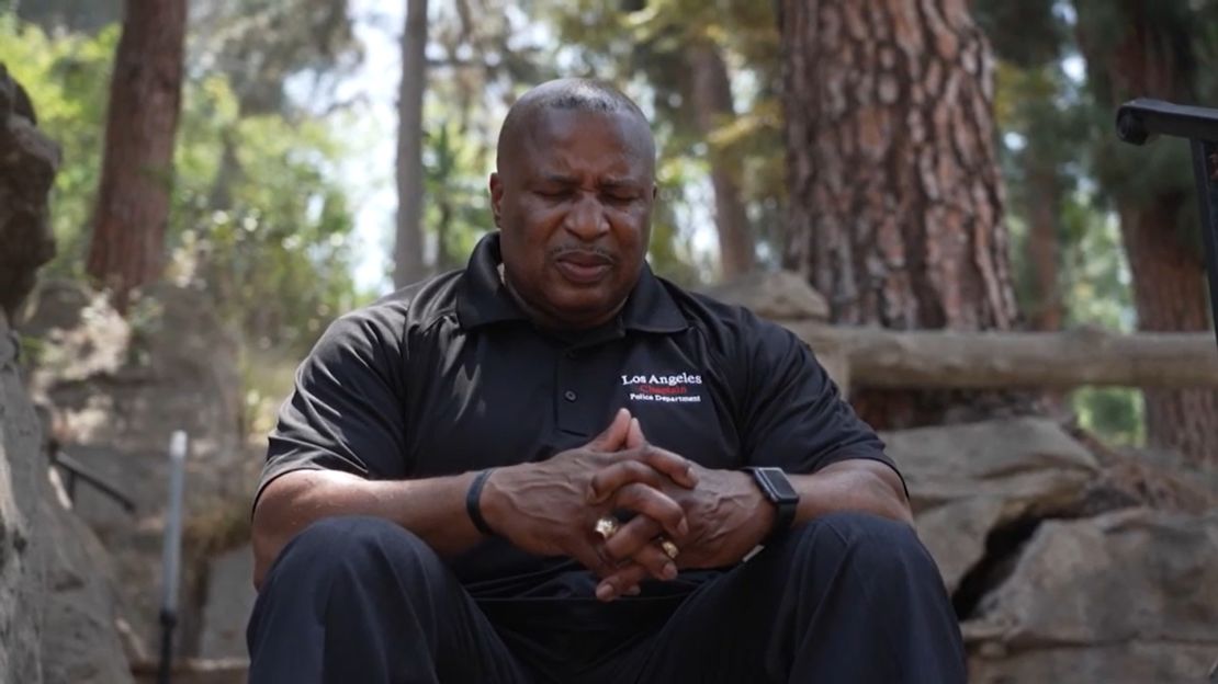 Officer Kenneth Crawford serves as chief chaplain of the Los Angeles Police Department Chaplain Corps.