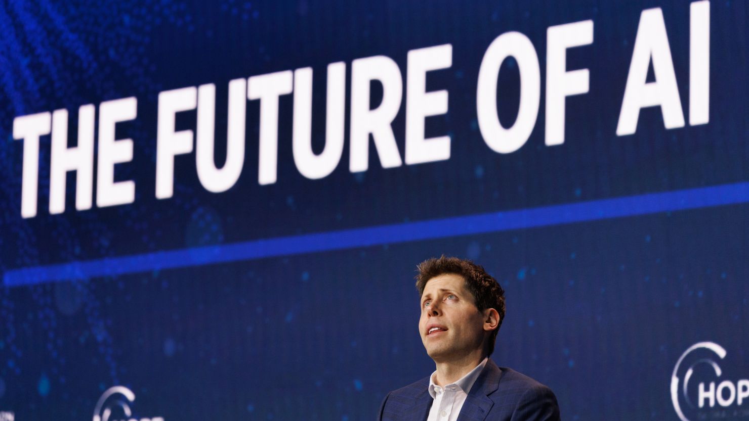 Sam Altman, chief executive officer of OpenAI, at the Hope Global Forums annual meeting in Atlanta, Georgia, US, on Monday, Dec. 11, 2023. The meeting includes over 5,200 delegates representing 40 countries aiming to reimagine the global economy so the benefits and opportunities of free enterprise are extended to everyone. Photographer: Dustin Chambers/Bloomberg