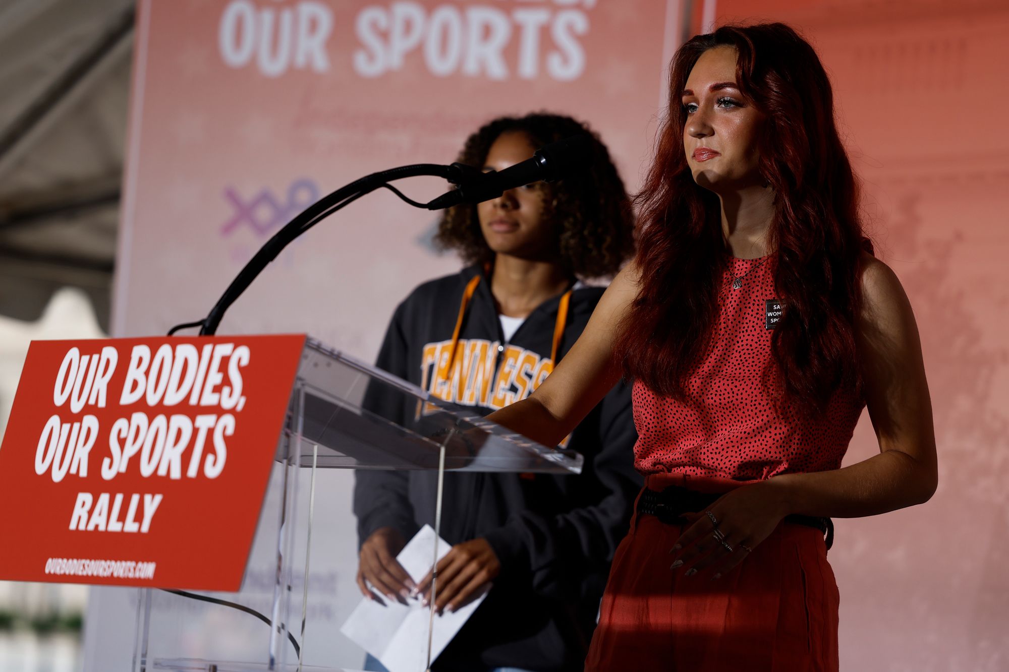 Female Athletes Speak Out, Demand Fairness in Women's Sports