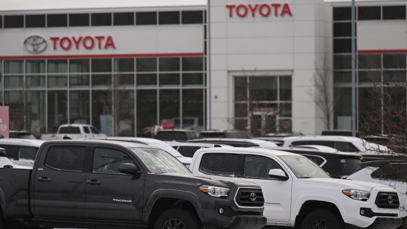 Toyota recalls 1 million vehicles over airbag sensor glitch